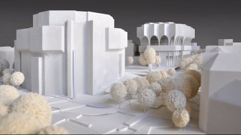 3d-architekturmodell-neuer-gasteig-muenchen-peter haimerl-architektur-schlagheck-design-oberhaching
