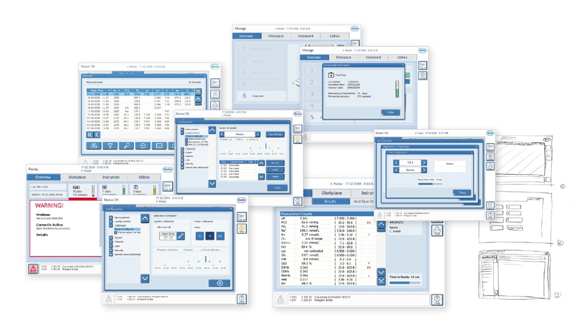 user-interface-design-roche-healthcare-be3-software-screens-schlagheck-design